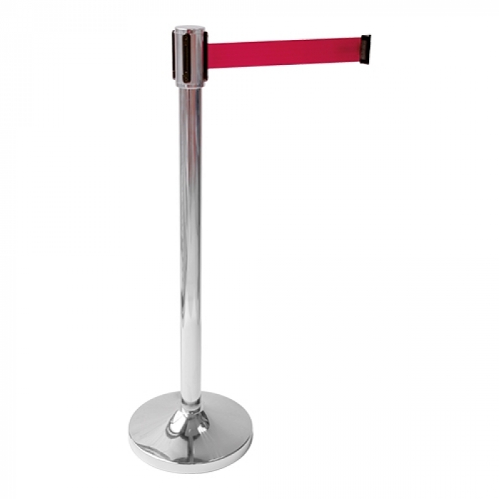 Absperrständer + Ausziehband 2m in rot